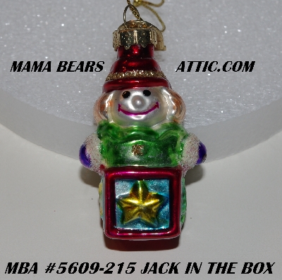 +MBA #5609-215  "2004 Thomas Pacconi Advent Jack-In-The-Box Replacement Ornament"