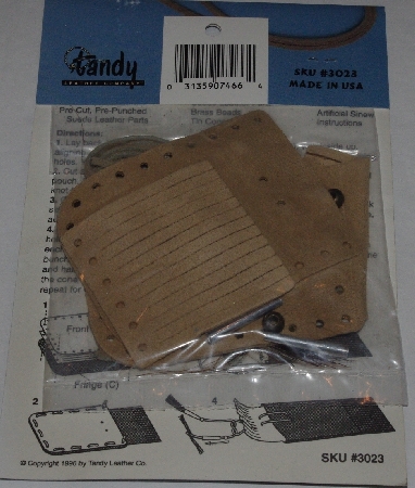 +MBA #5610-0029  "1990's Set Of (3) Tandy Leather Bag Kits"