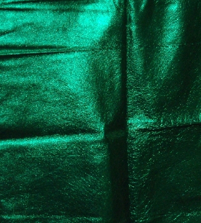 +MBA #5610-163  "1990's Tandy Leather Green Metallic Pigskin Suede Hide"
