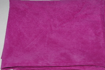 +MBA #5610-255  "1990's Tandy Leather Magenta Pigskin Suede Hide"