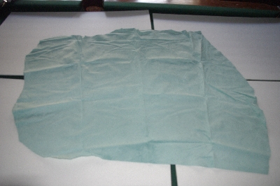 +MBA #5610-268  "1990's Tandy Leather Mint Green Pigskin Suede Hide"