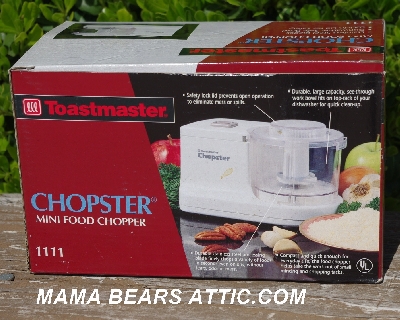 +MBA #5611-  "Toastmaster Model 1111 Chopster Mini Food Chopper"