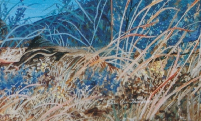 +MBA #5611-0018  "1991 John C. Thompson "Native American" Litho #ZM202"