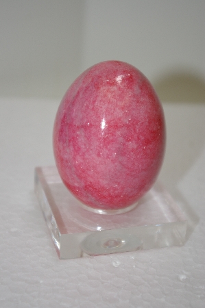 +MBA #11-340  Large "Pink" Enhanced Marble Egg