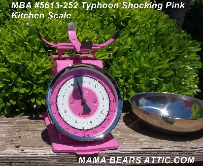 MBA #5613-252  "2006  Typhoon Shocking Pink Kitchen Scale"