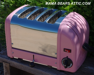 MBA #13130-0012    "2004 Petal Pink Dualit 4 Slice Toaster" 