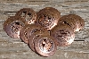 MBA #5614-0005   "1990's Set Of (24) Tandy Leather Copper Conchos"