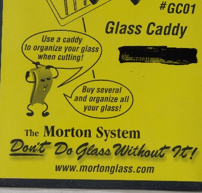 MBA #5615-9884    "Set Of (2) The Morton System Glass Caddys #GC01"