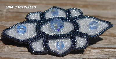MBA #5617B-513  "Light Blue & Clear Luster"