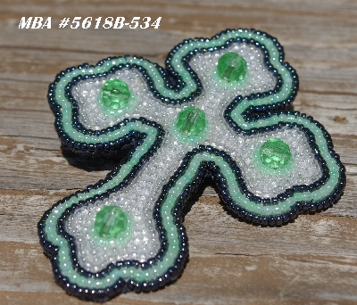 MBA #5618B-534  "Light Green & Clear Luster"