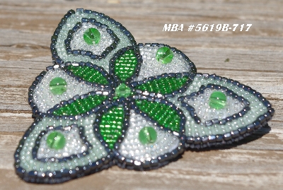 MBA #5619B-717  "Green & Clear Luster"