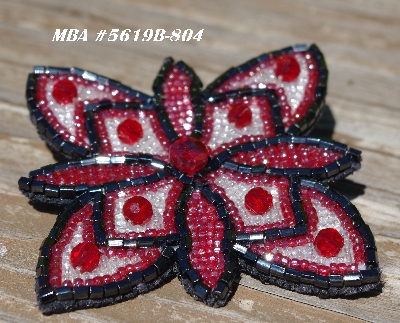 MBA #5619B-804  "Red & Clear Luster"