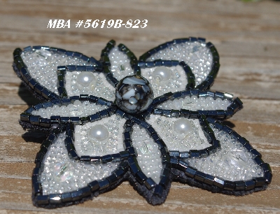 MBA #5619B-823  "White & Clear Luster"