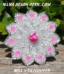 MBA #5620B-915  "Hot Pink & Clear Luster"