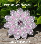 MBA #5620B-981  "Pink & Clear Luster"