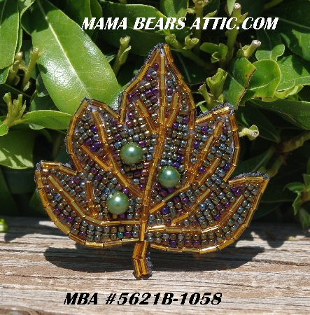 MBA #5621B-1058  "Metallic Peacock & Gold"