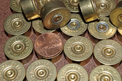 MBA #5623-1257  "1990's (50) Remington Peters Brass 20 Gauge Head Stamps"