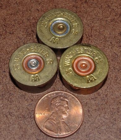 MBA #5623-1265  "1990's (75) Winchester 20 Gauge Brass Head Stamps"