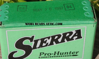 MBA #5624-1441  "May 20, 1997 Sierra Pro-Hunter (100) 6MM .243 Dia 100 GR. Spitzer #1540"
