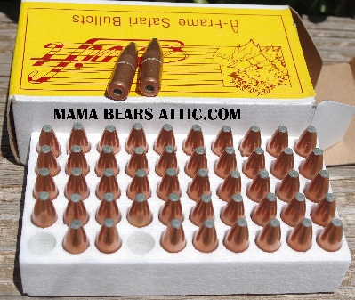 MBA #5624-1479   "1990's Swift A-Frame Safari Bullets (50) ,375 Cal 300 Gr. Semi Spitzer Soft Point"