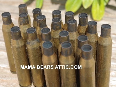 MBA #5626B-1944  "1990's Set Of (20)  W-W Super 25-06 Brass Spent Shell Casings"