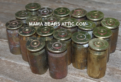 MBA #5727B-2038  "Vintage .45 Cal 1969 Set Of (20) Brass WCC 69 Spent Shell Casings"