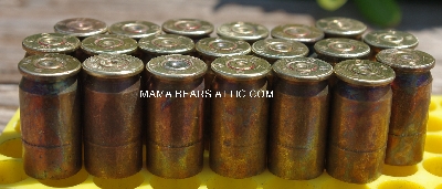 MBA #5627B-2056  "Vintage .45 Cal Set Of (20) WCC 67 Brass Spent Shell Casings"