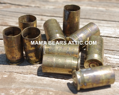 MBA #5627B-2098  "Vintage 1971 .45 Cal  Set Of (10) WCC 71 Brass Spent Shell Casings"