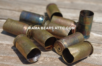 MBA #5627B-2113   "Vintage 1967 Set Of (10) WCC 67 WN .45 Cal Brass Spent Shell Casings"