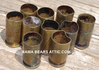 MBA #5627B-2113   "Vintage 1967 Set Of (10) WCC 67 WN .45 Cal Brass Spent Shell Casings"