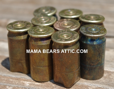 MBA #5627B-2113   "Vintage 1967 Set Of (10) WCC 67 WN .45 Cal Brass Spent Shell Casings"