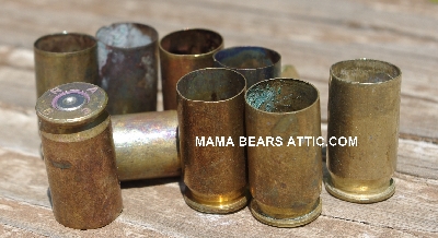 MBA #5627B-2151  "Vintage 1963 Remington Arms Set Of (10) .45 Cal Brass Spent Shell Casings"