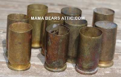 MBA #5627B-2183  "Vintage 1963 Set Of (10) FC 63 Match Brass Spent Cartridge Cases"