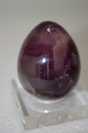 +MBA #11-395  Beautiful Amethyst Hand Cut & Polished Egg