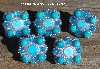 MBA #5630B-2915  "Turquoise Blue & Clear"