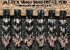 MBA #5631B-3406  "Metallic Iris & Rose Pink Set Of 6 Glass Bead Fringe Pins"