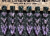 MBA #5631B-3350  "Metallic Iris & Lavender Set Of 6 Glass Bead Fring Pins"