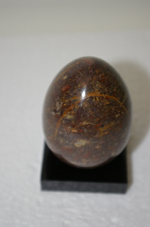 +MBA #11-047  Large Brown Gemstone Hand Cut & Polished Egg