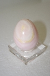 +MBA #1-184   1990's Beautiful Pink Hand Cut & Polished Gemstone Egg