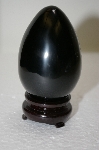 Black Obsidian Hand Cut & Polished Egg
