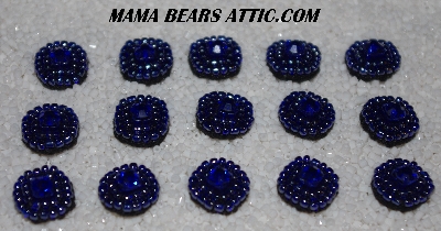 MBA #5656A-4626  "Dk Luster Blue & Sapphire Blue"  Set Of 15