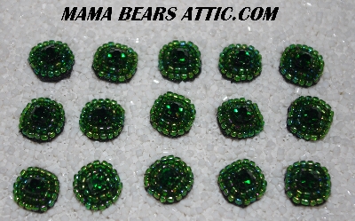 MBA #5656A-4691  "Luster Green & Emerald Green"  Set Of 15