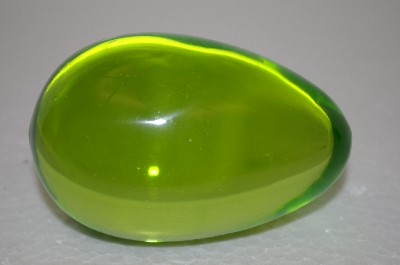 +MBA #11-221  Large Green Glass Egg