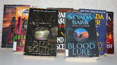 MBA #5757-3527   "Set Of (19)  Anna Pigeon Series Books" By Nevada Barr