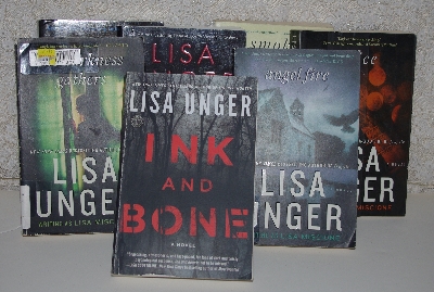 MBA #5757B-5410  "Set Of 7 Lisa Unger Large Paperback Books"
