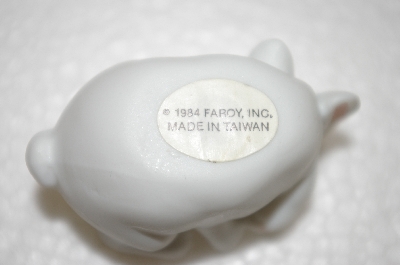+MBA #11-366  1984 Set Of 2 Bone China Bunny Egg Holders