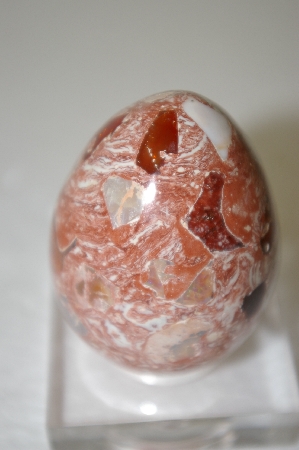 +MBA #11-264  "Mexican Fire Opal Matrix Egg"