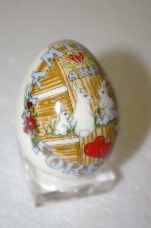 +MBA #12-096  1990's Families Are Forever Porcelain Egg