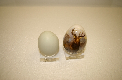 +MBA #12-093  1990's Elk Porcelain Egg