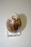 +MBA #12-093  1990's Elk Porcelain Egg